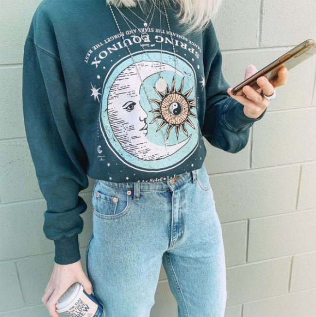 Women's Yin-Yang Pattern Pullover Sweater - product image 5