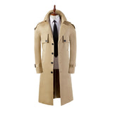 Men's Trench Coat Super Long Over - WOMONA.COM