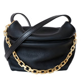 Leather Chain Dumpling  Bag - WOMONA.COM