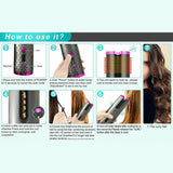 Automatic Rotating Cordless Hair Curler Fast Curling Iron Tongs - WOMONA.COM