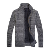 Long-sleeved Knitted Cardigan - WOMONA.COM