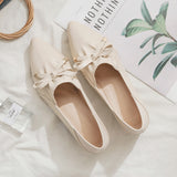 Thick-heeled Small Leather Shoes - WOMONA.COM
