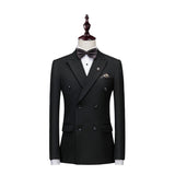 British Style Solid Color Suit Men's - WOMONA.COM