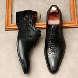 Men's Fashion British Formal Leather Shoes - WOMONA.COM