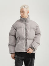 Men Stand-up Collar Bread Padded Jacket For Men - WOMONA.COM