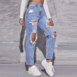 Button Sexy Jeans - WOMONA.COM