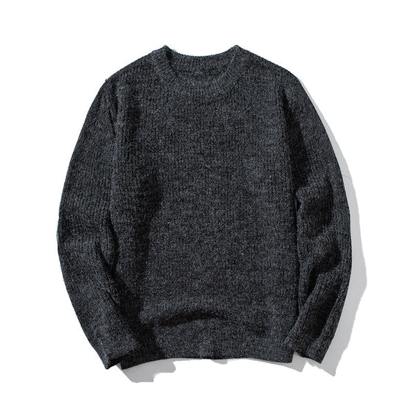New Round Neck Sweater - WOMONA.COM