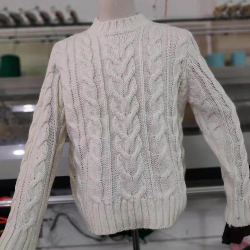 Padded Pullover Sweater - WOMONA.COM