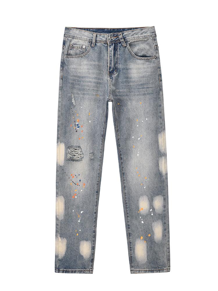 Straight Loose Jeans Men - WOMONA.COM