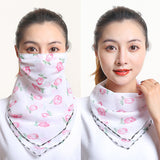 Bib Silk Scarf Women Summer Sunscreen - WOMONA.COM