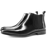 Velvet Warm Leather British Style Martin Boots - WOMONA.COM