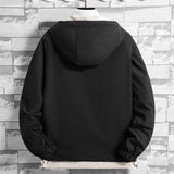 Men's Two Bar Hooded Jacket - WOMONA.COM