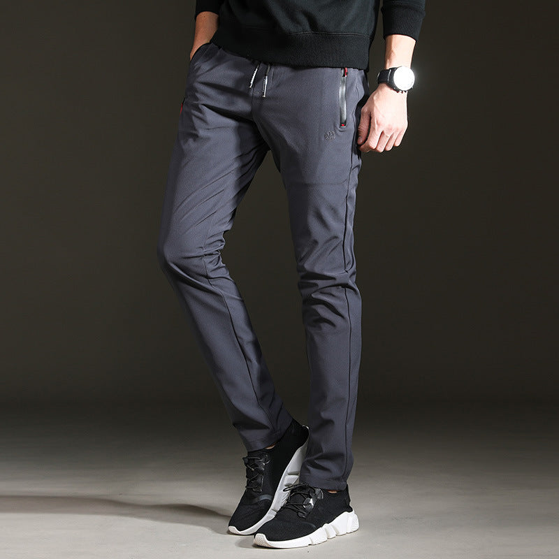 Trendy Mens Loose Cropped Sweatpants - WOMONA.COM