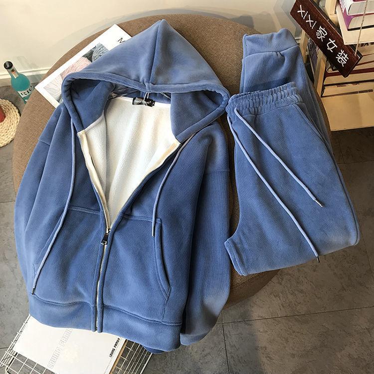 Plush Thickened Zipper Sweater - WOMONA.COM