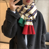 Casual  Knitted Warm Wool Scarf - WOMONA.COM