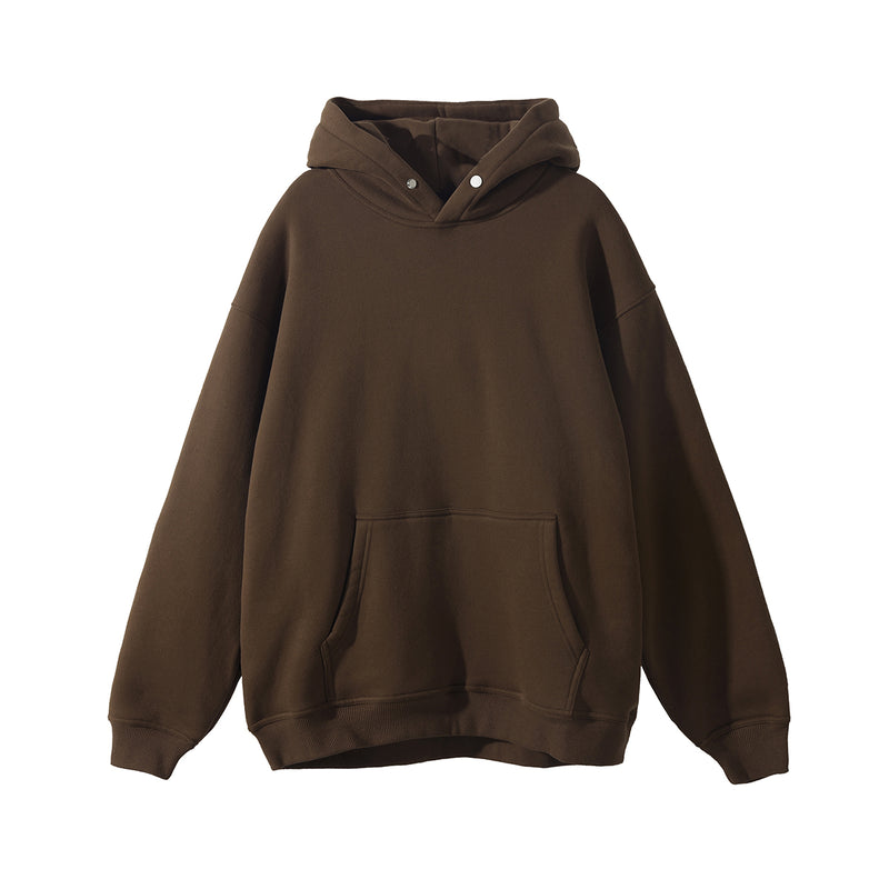 Padded Loose Button Hoodie Couples Jacket Men - WOMONA.COM