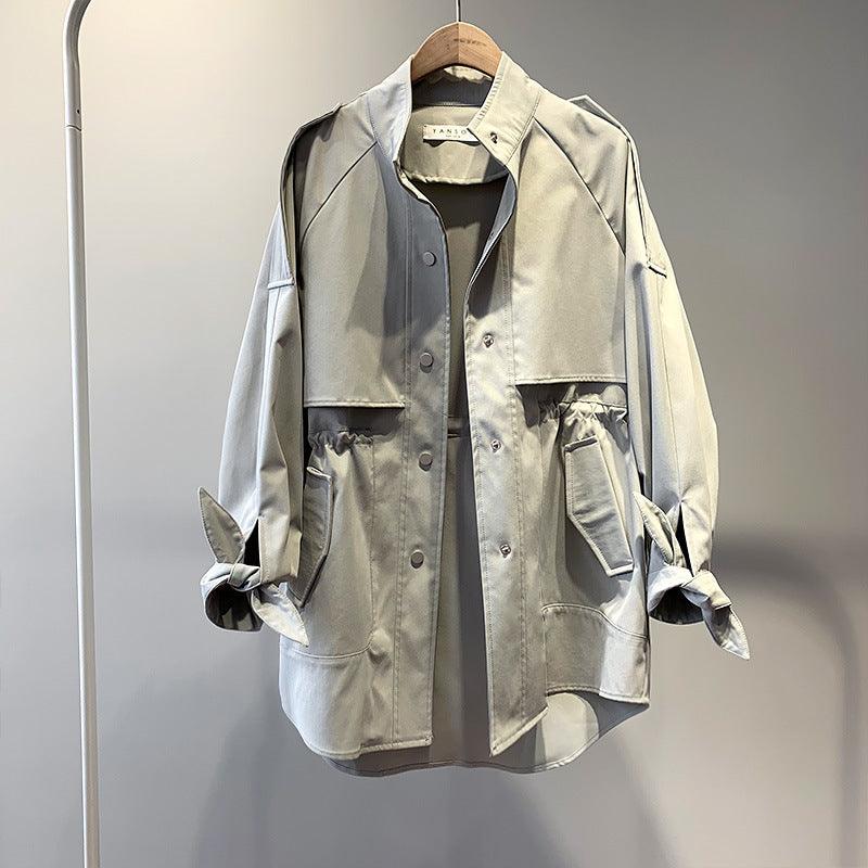 Student Loose Coat - WOMONA.COM