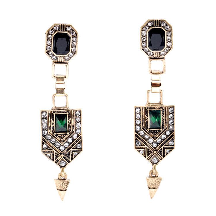 Pendant Stud Earrings - WOMONA.COM