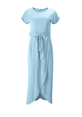 Flat sleeves dresses - WOMONA.COM
