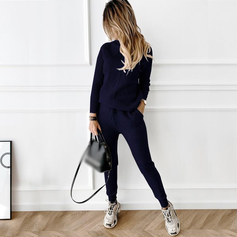 Two-piece Sweater Set Women - WOMONA.COM