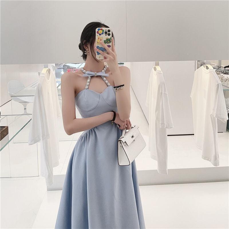 Sexy Halterneck Dress - WOMONA.COM