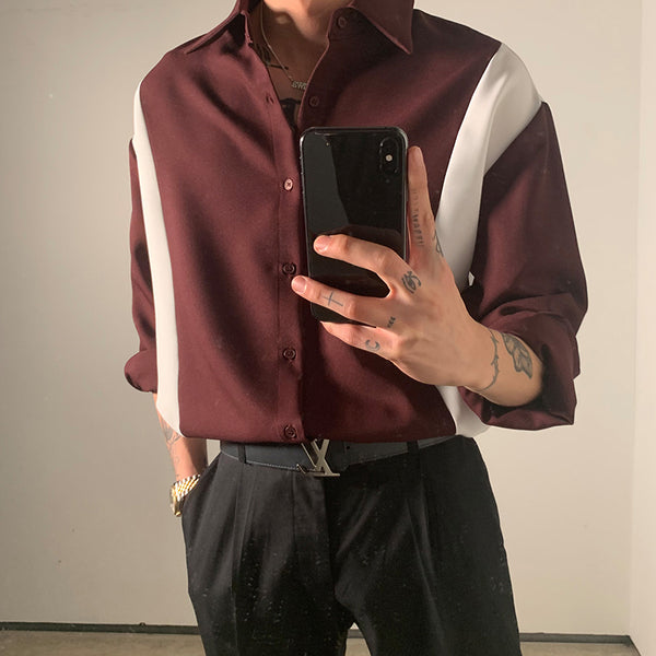 Long sleeve shirt men - WOMONA.COM