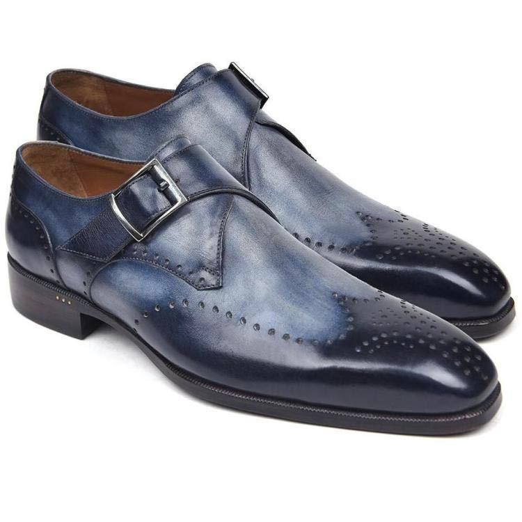 Gradient Color Men's Formal Shoes - WOMONA.COM