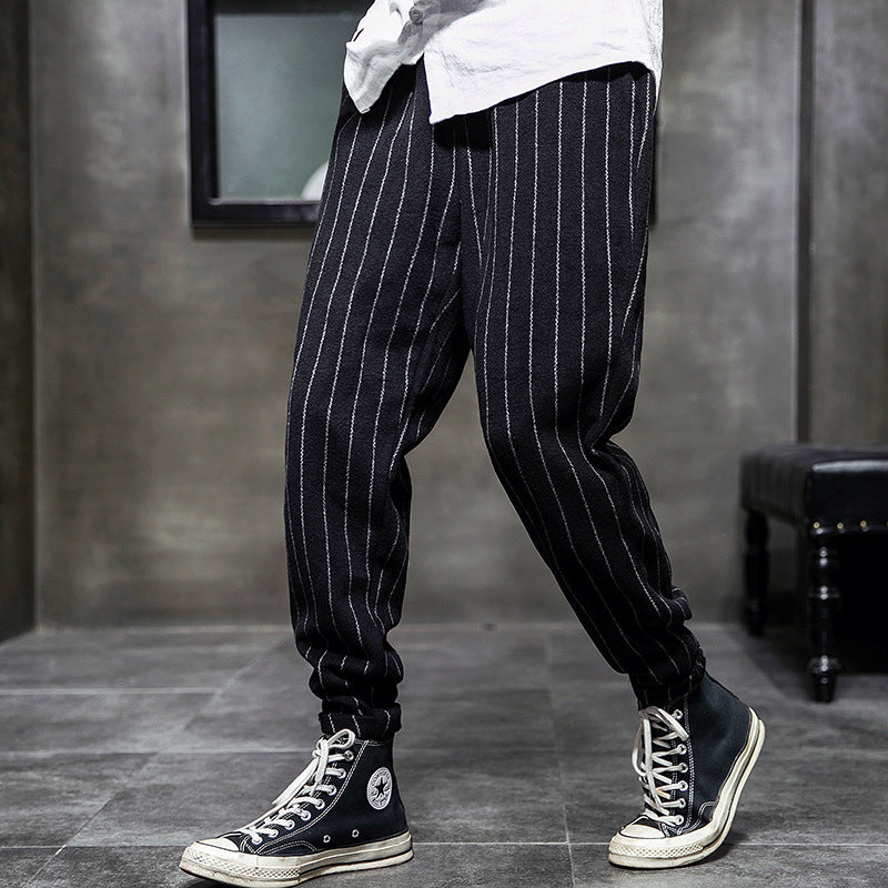 Men's plush casual pants - WOMONA.COM