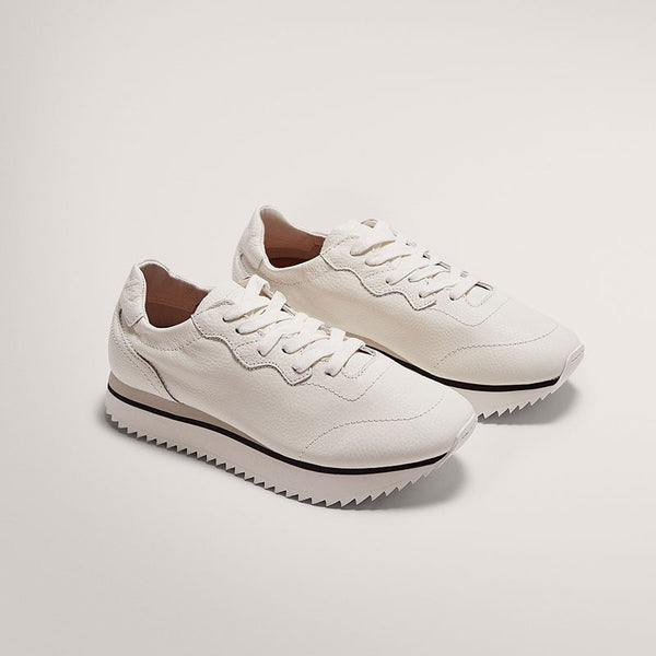 Women's leather sneakers - WOMONA.COM