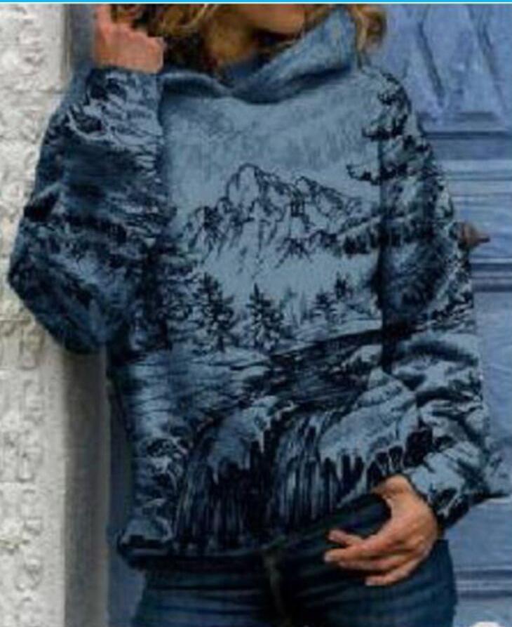 long sleeve pullover sweater - WOMONA.COM
