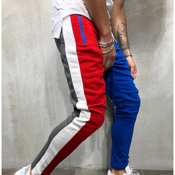 Color Mix Jogger Sweatpants - WOMONA.COM