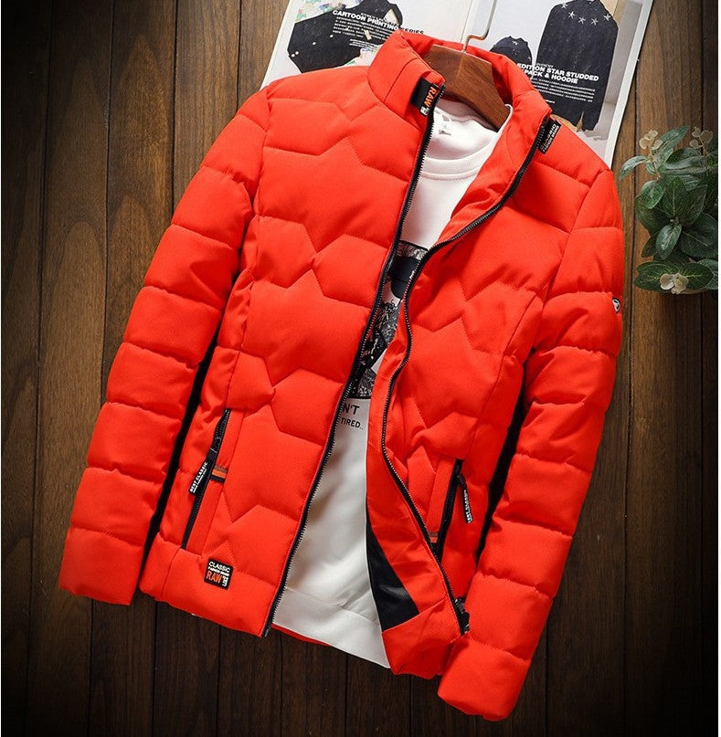 Men's solid fashion cotton jacket for Men - WOMONA.COM