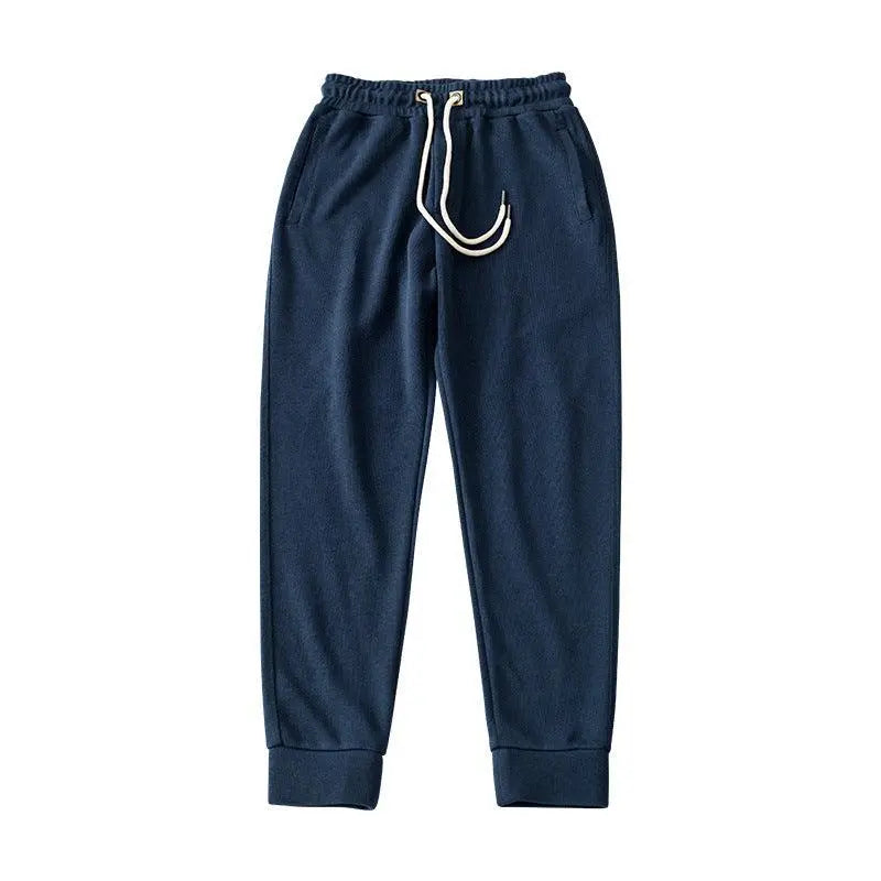 Elastic Waist Loose Sweatpants - WOMONA.COM
