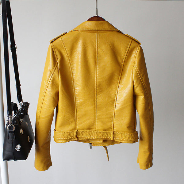 Small leather jacket - WOMONA.COM