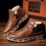 Snow boots men casual Martin boots men - WOMONA.COM