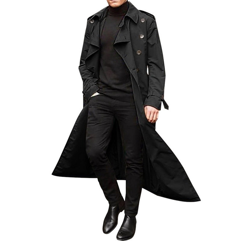 Men's Trench Coat - WOMONA.COM