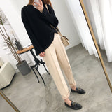 straight-leg suit pants - WOMONA.COM