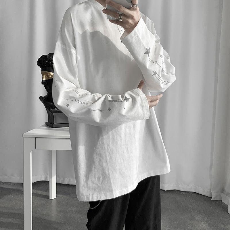 Long-Sleeved T-Shirt Men - WOMONA.COM