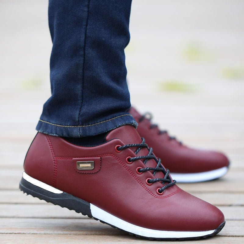 Waterproof leather sneakers For Men - WOMONA.COM