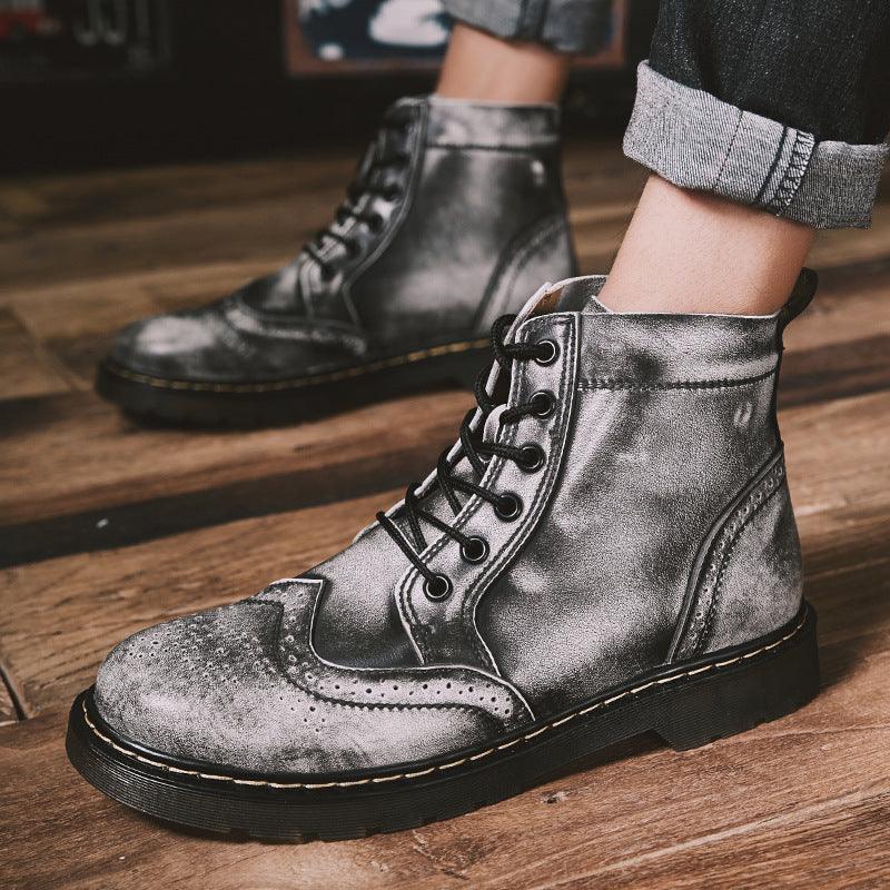 Winter Plush Martin Boots for Men - WOMONA.COM