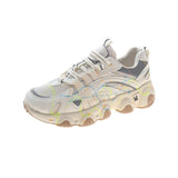 Luminous super fire daddy shoes women - WOMONA.COM