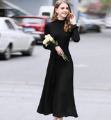 Long sweater women dress - WOMONA.COM