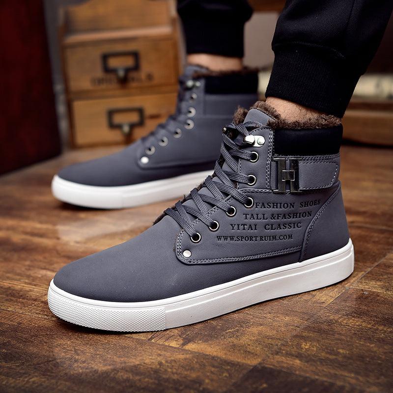 Autumn Leather Footwear For Man - WOMONA.COM