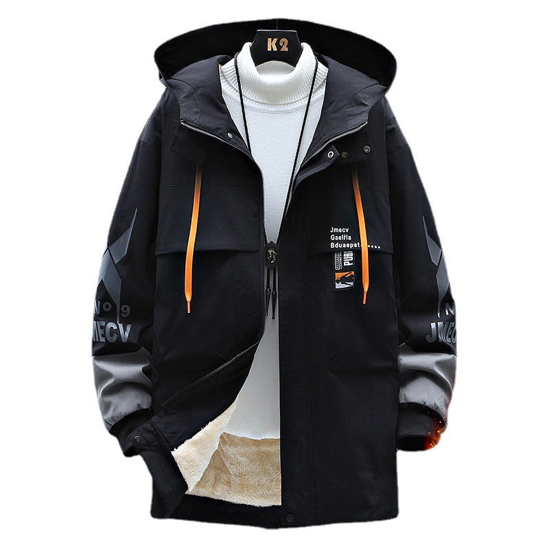 Windbreaker Teen Plus Fleece Jacket Boy - WOMONA.COM