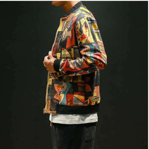 Digital Print Jacket Men's - WOMONA.COM