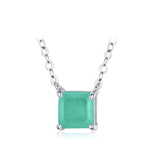 Paraiba Tourmaline Necklace - WOMONA.COM