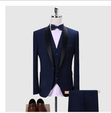 Mens Suits 3Pcs Formal Casual Slim High Quality Stylish Sets - WOMONA.COM