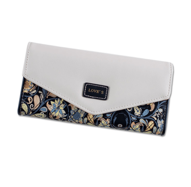 fold leather clip wallet - WOMONA.COM