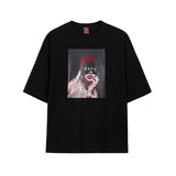 Portrait Printed T-Shirt Men - WOMONA.COM