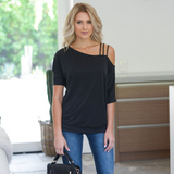 Loose large size T-shirt Women - WOMONA.COM